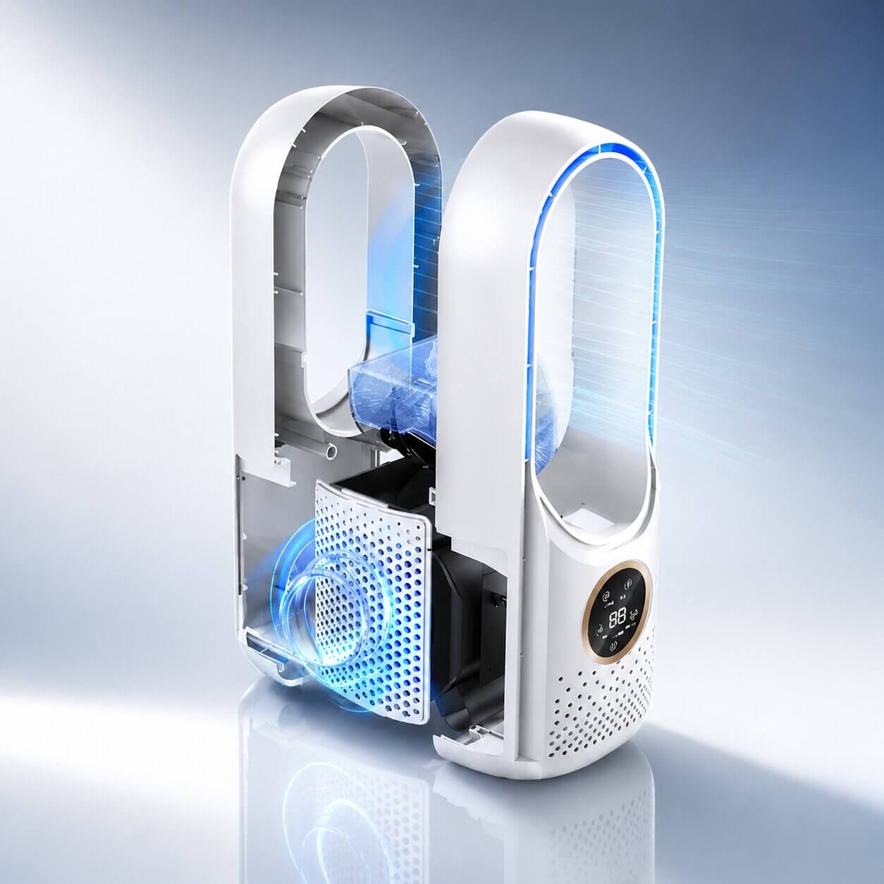 Ventilateur sur Pied Silencieux WhisperCool