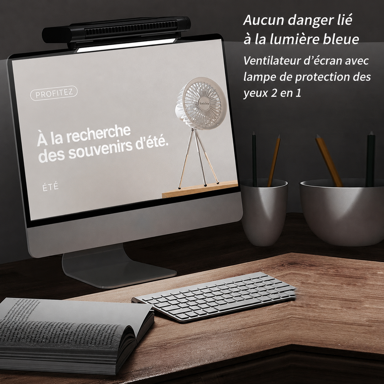 Ventilateur de bureau sans pales USB
