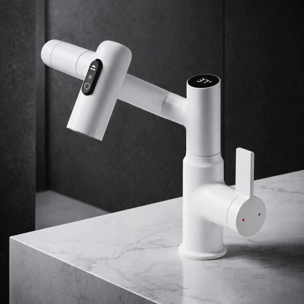 Robinet extensible pour cuisine et salle de bain