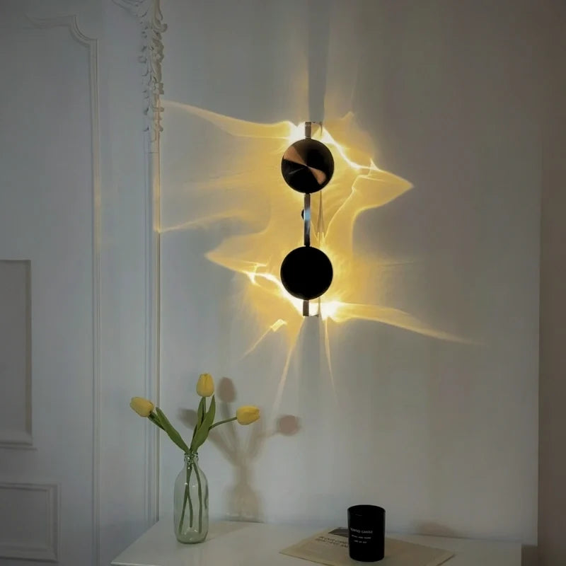 Applique murale vagues lumineuses