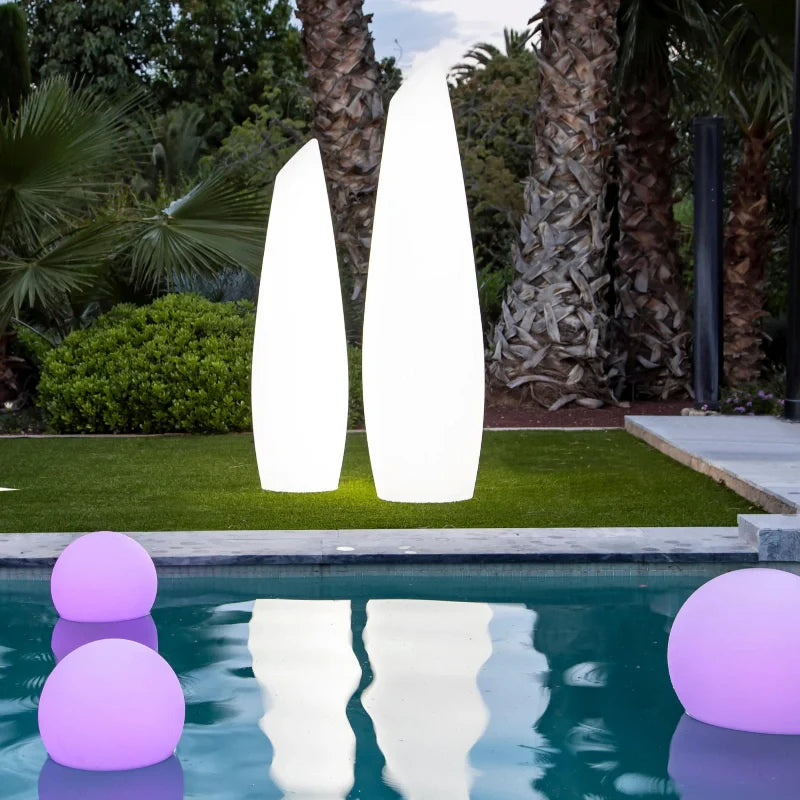 Lampe de jardin sphérique