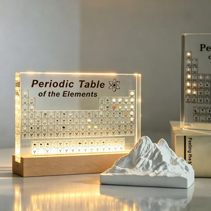 Tableau périodique avec éléments réels