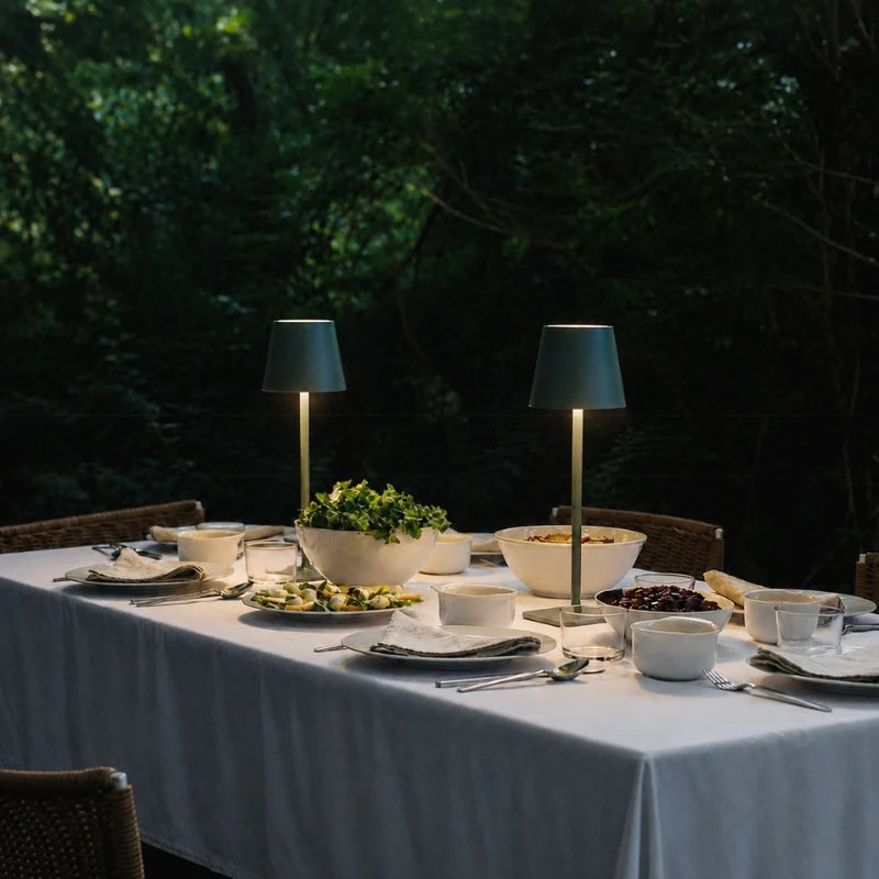 Lampe de table haute dimmable