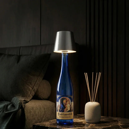 Lampe pour bouteille rechargeable