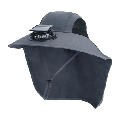 Chapeau Visière Ventilé à Charge Solaire