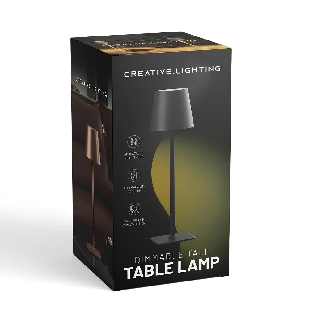 Lampe de table haute dimmable