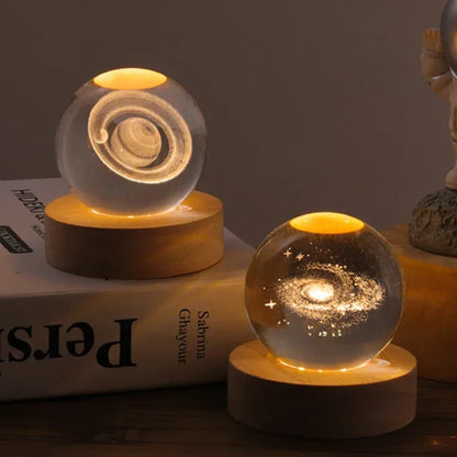 Boule de cristal lumineuse