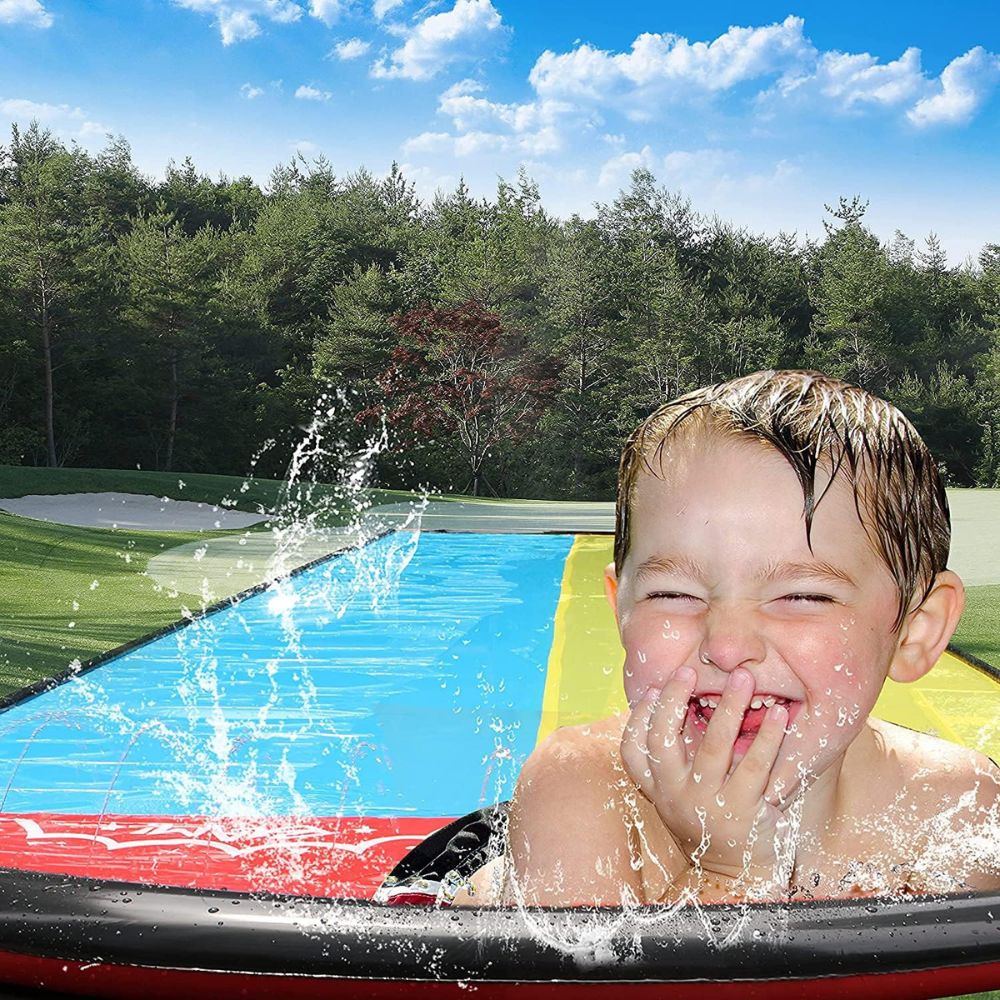 Toboggan aquatique gonflable pour enfants