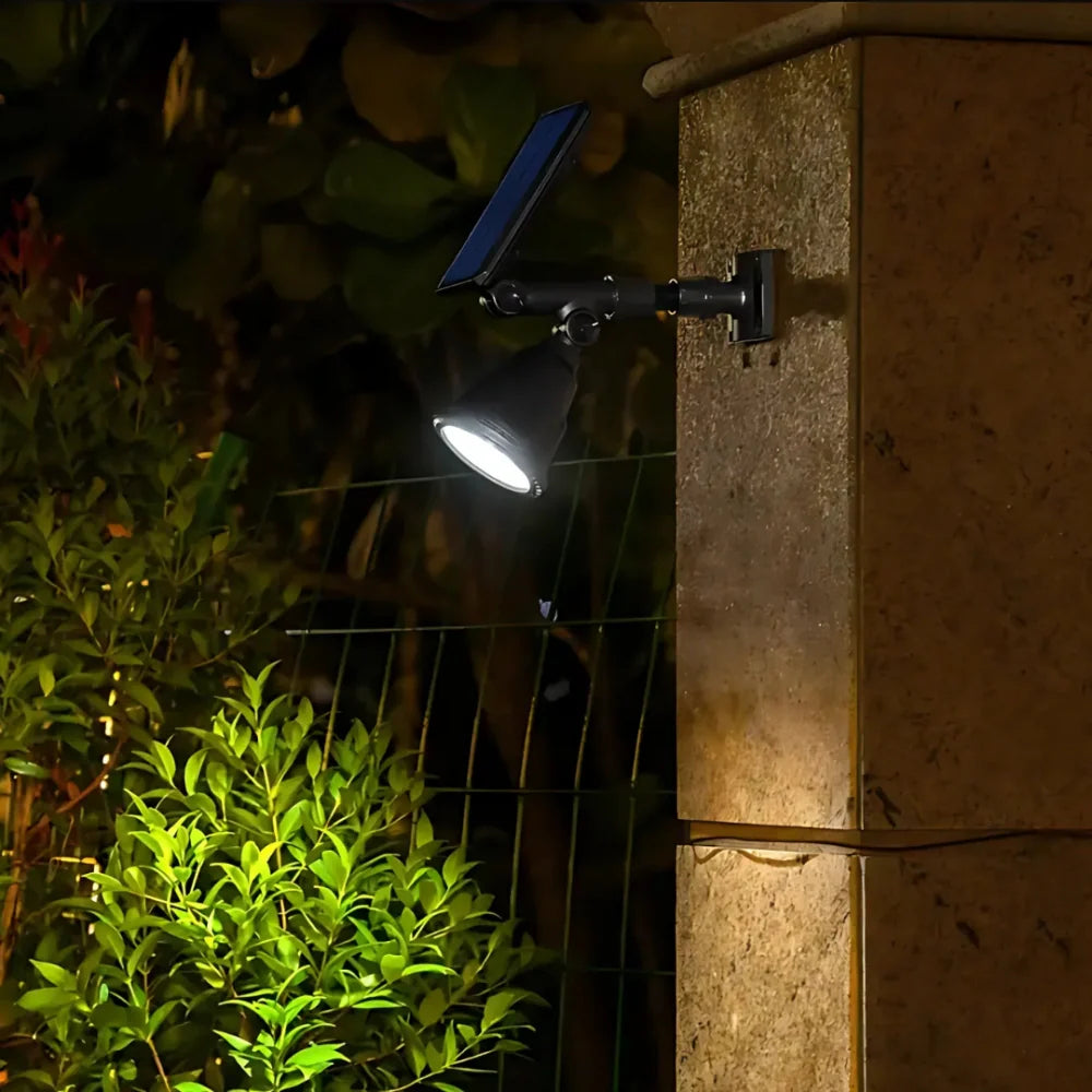Projecteur solaire de jardin