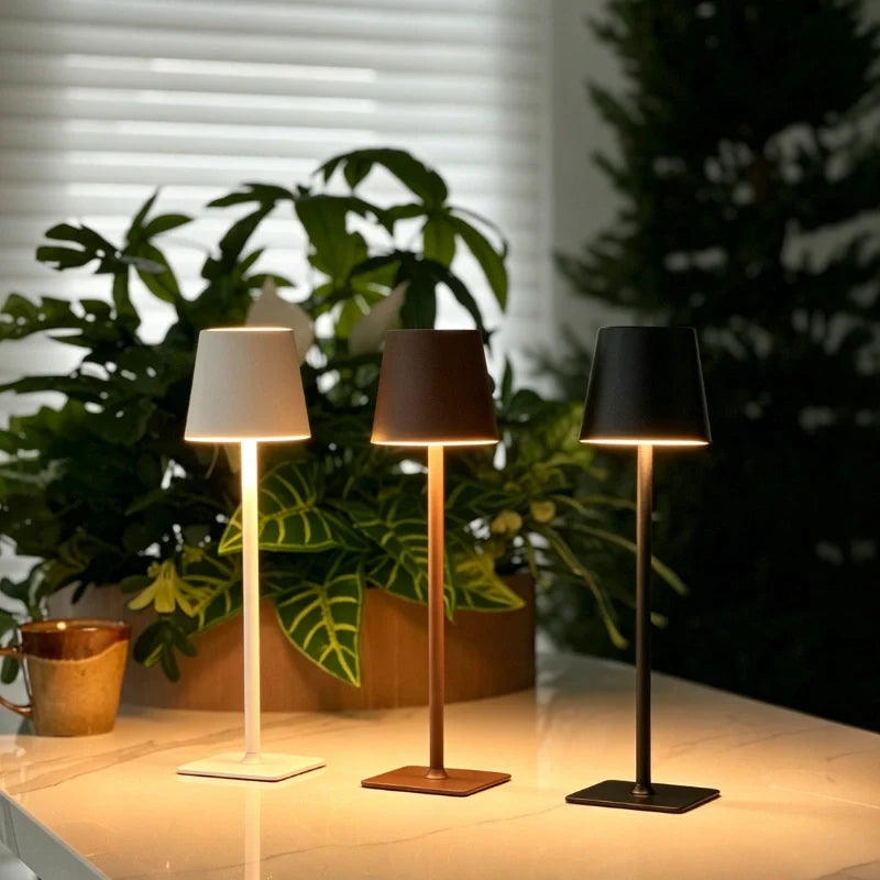 Lampe de table haute dimmable