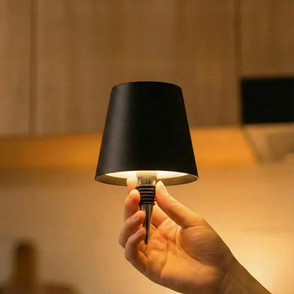 Lampe pour bouteille rechargeable