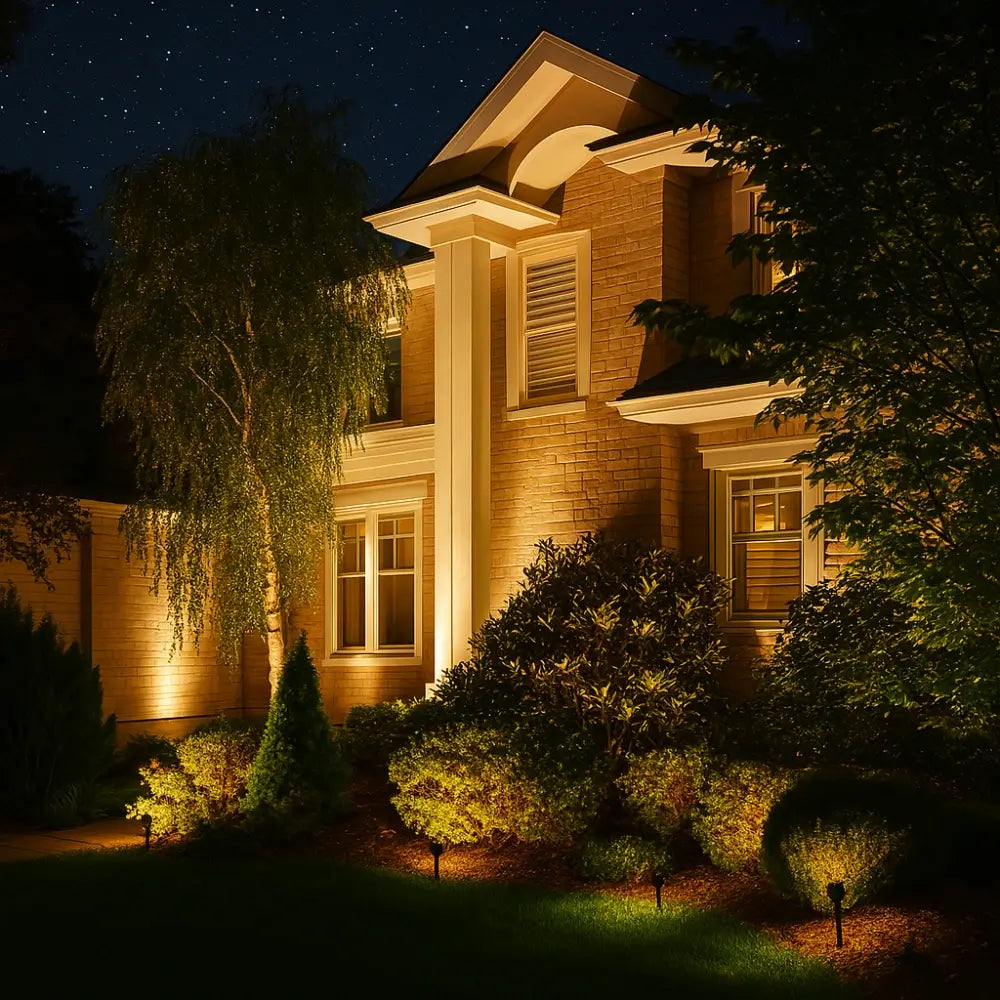 Projecteur solaire de jardin