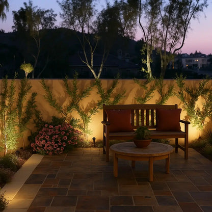 Projecteur solaire de jardin