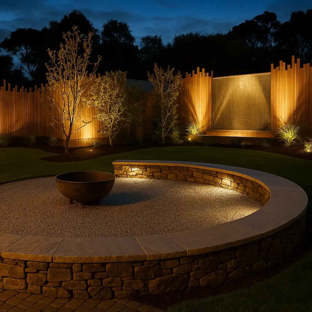 Projecteur solaire de jardin