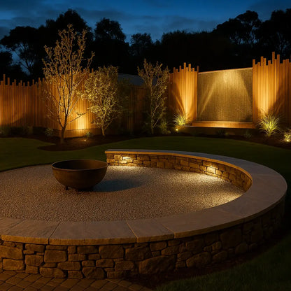 Projecteur solaire de jardin