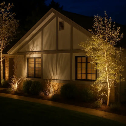 Projecteur solaire de jardin