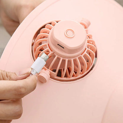 Chapeau visière avec ventilateur solaire