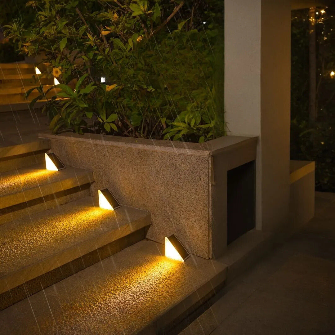 Lumière d'escalier solaire