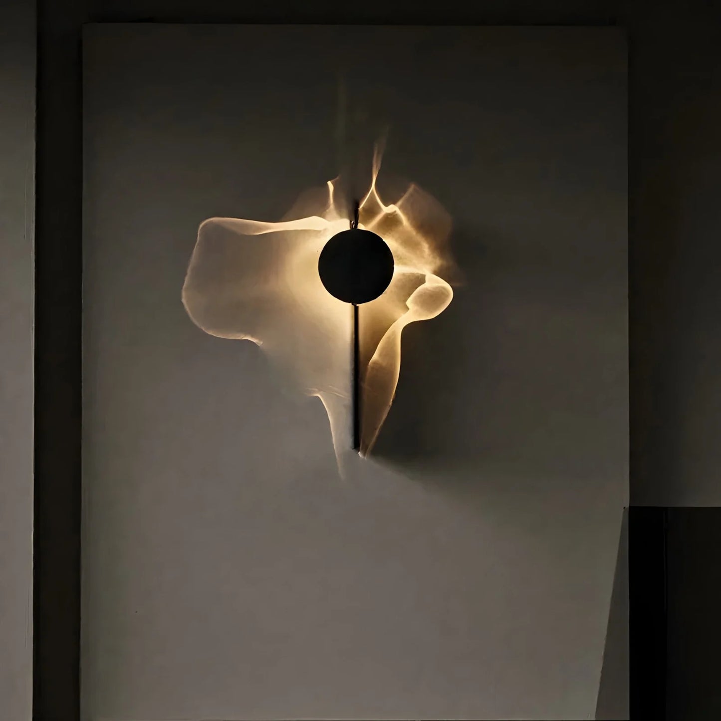 Applique murale vagues lumineuses