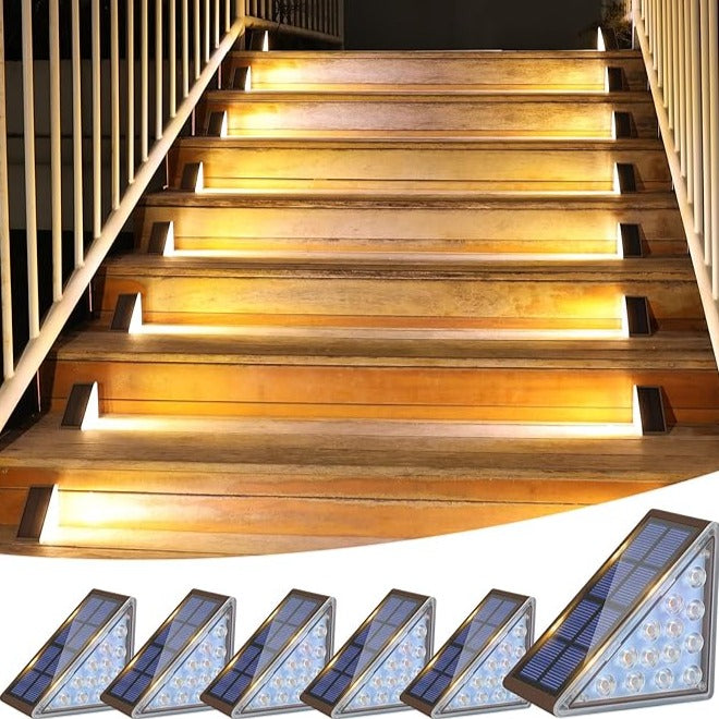 Lumière d'escalier solaire