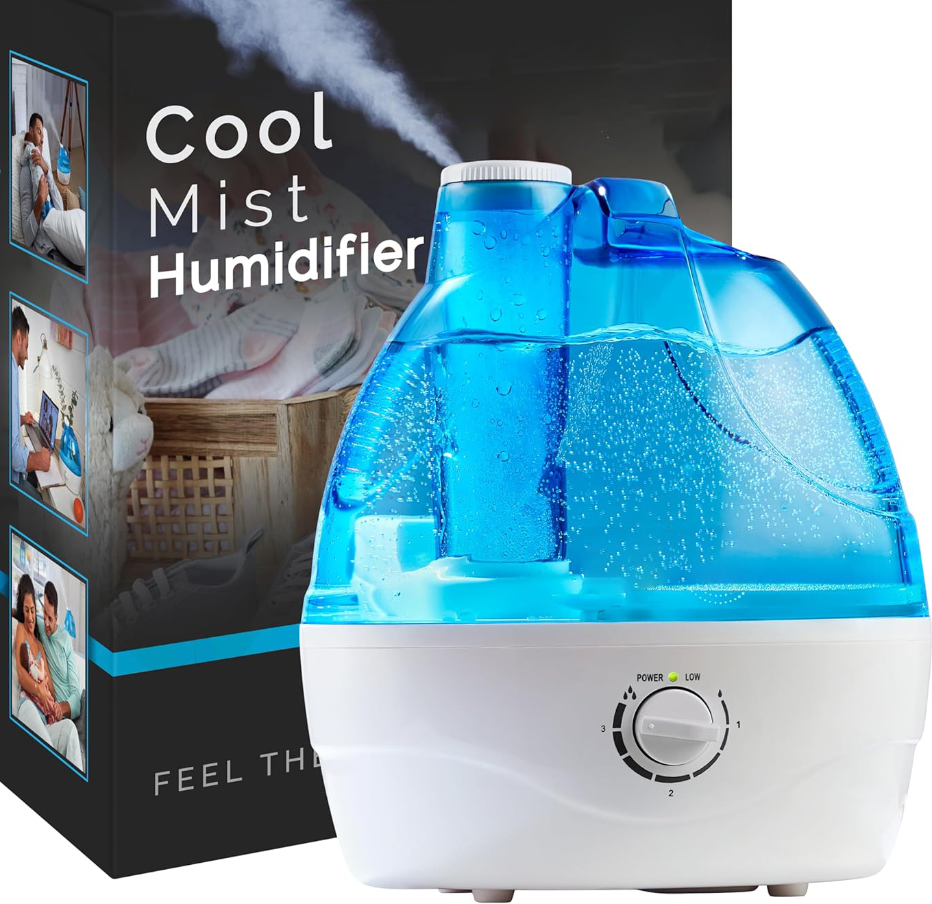 Humidificateur d'air à brume froide 2,2 L