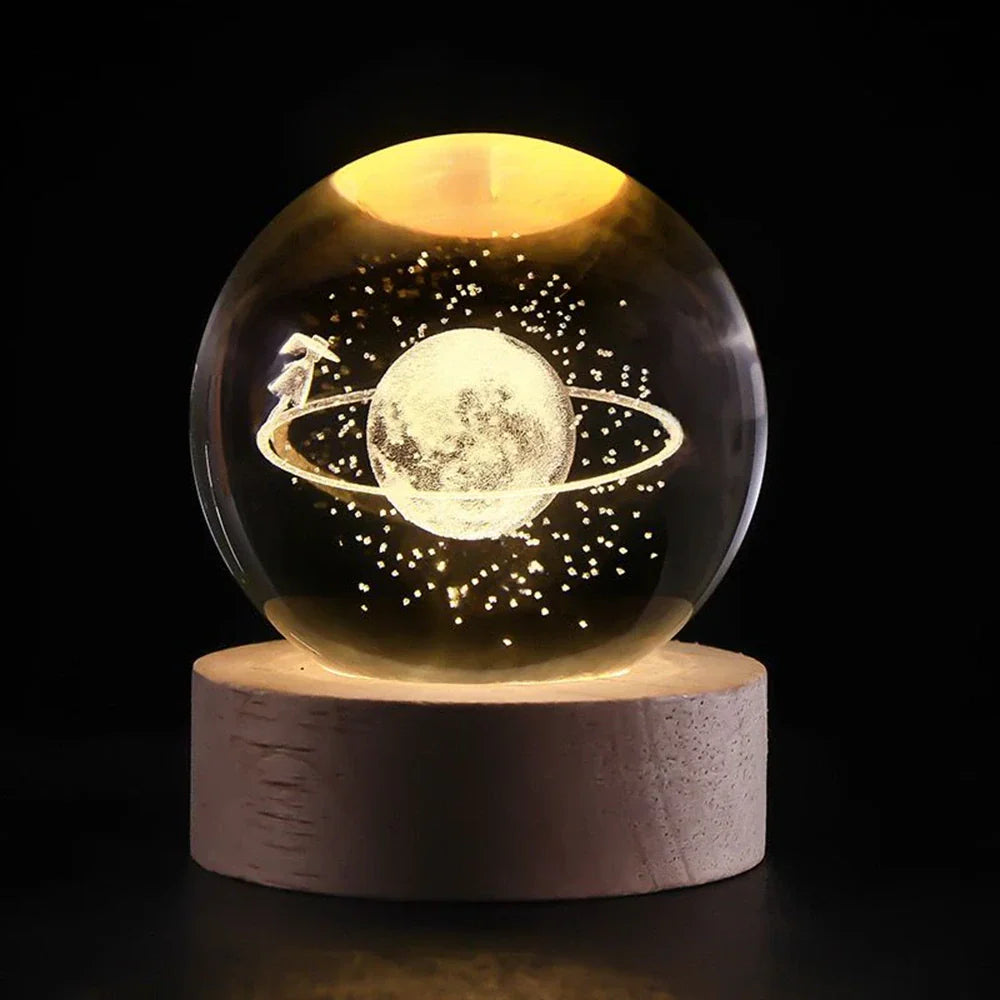 Boule de cristal lumineuse