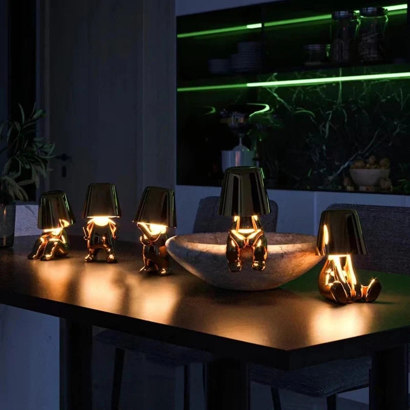 Lampe déco portable créative