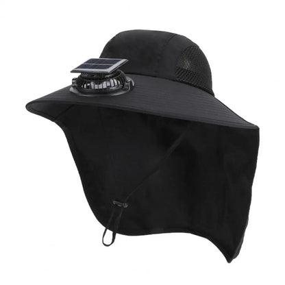 Chapeau Visière Ventilé à Charge Solaire