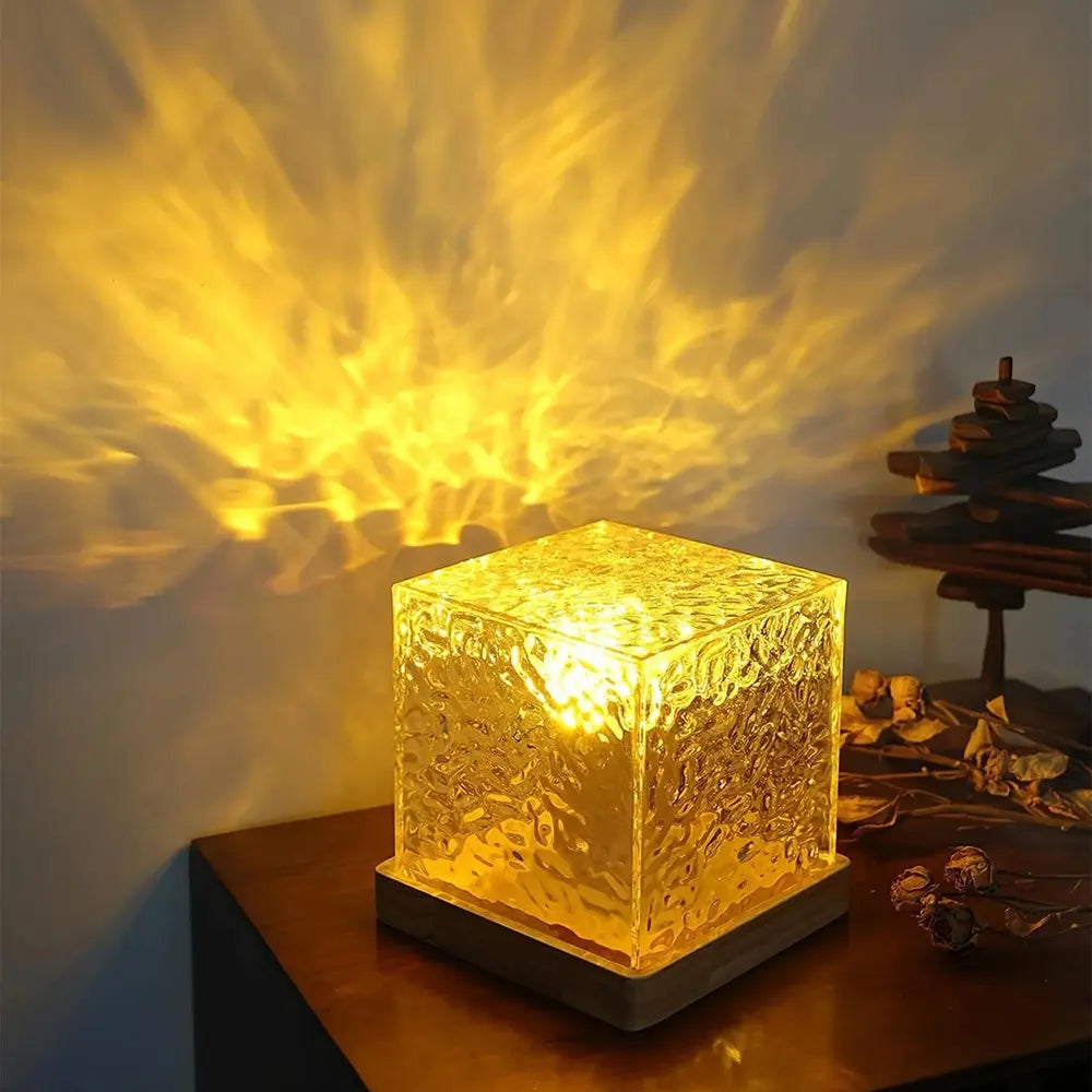 Cube lumineux aurores boréales