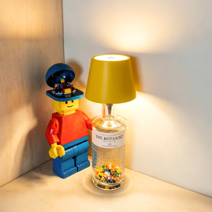 Lampe pour bouteille rechargeable