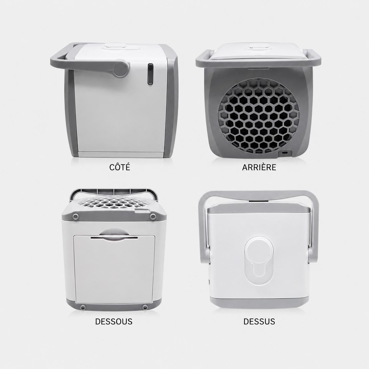 Climatiseur portable 4-en-1 humidificateur