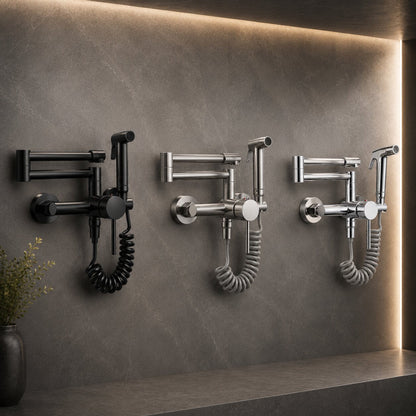 Robinet de cuisine flexible avec douchette