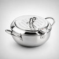 Friteuse en acier inoxydable avec thermomètre