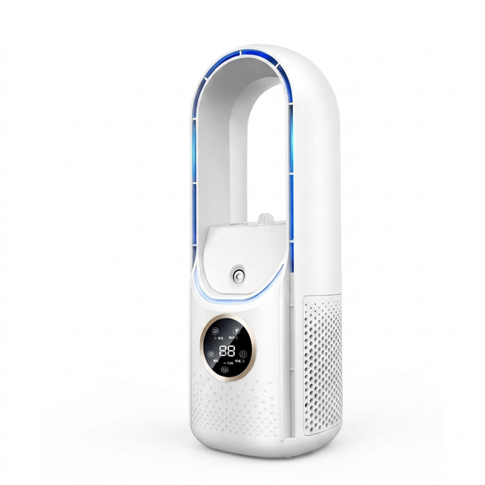 Climatiseur portable sans pales avec écran LED