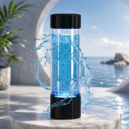 Bouteille d'hydrogène en verre borosilicaté