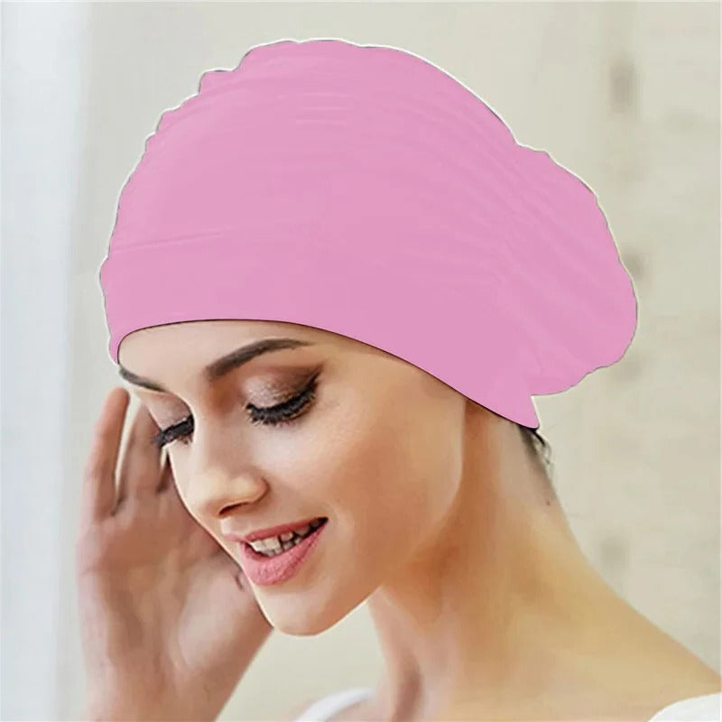 Bonnet de bain extensible et élégant