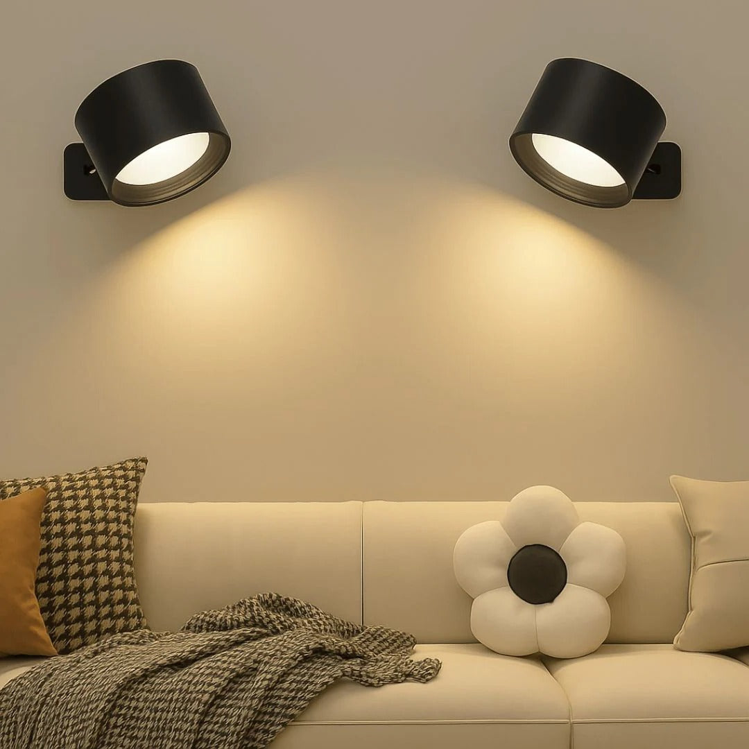 Lampe Murale Rechargeable Rotative 360°