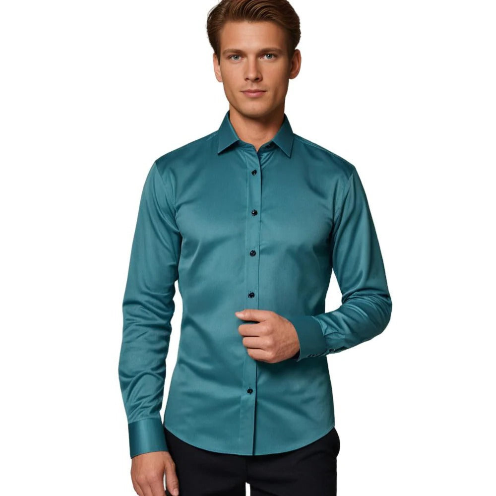 Chemise extensible pour homme business et décontractée