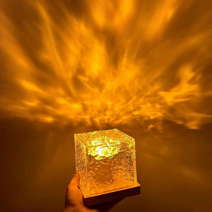 Cube lumineux aurores boréales