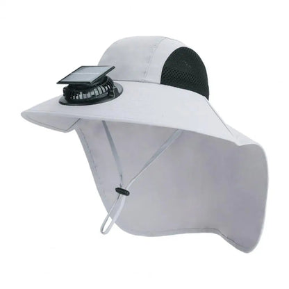 Chapeau Visière Ventilé à Charge Solaire