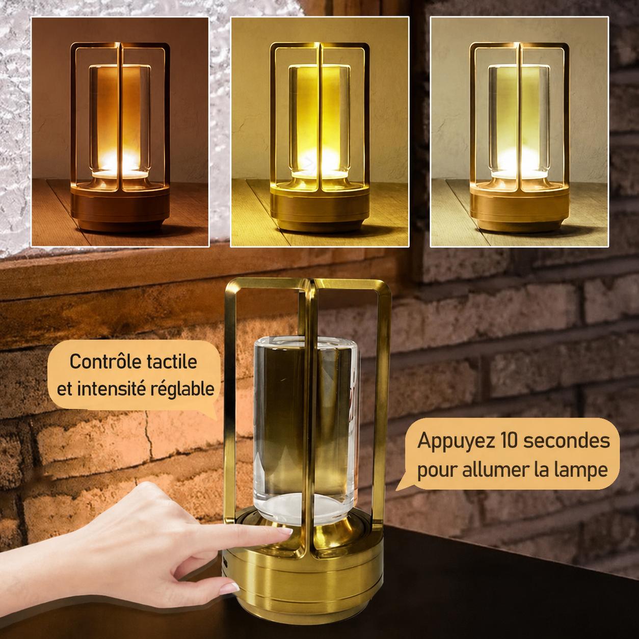 Lampe de Table Nordique Sans Fil