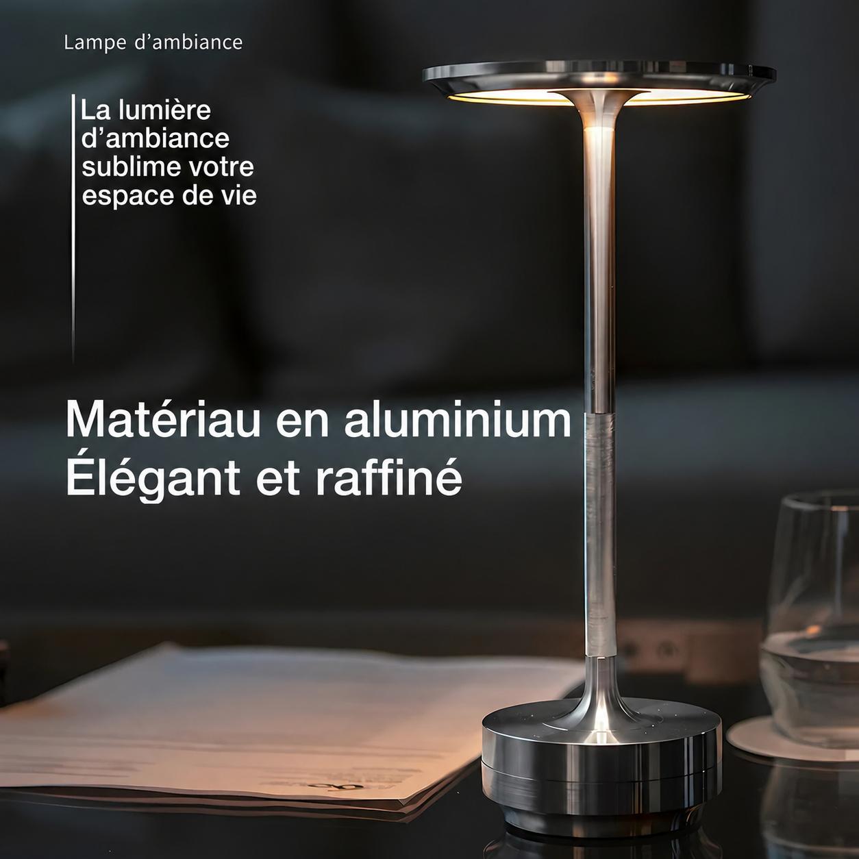 Lampe de Table Sans Fil à Contrôle Tactile