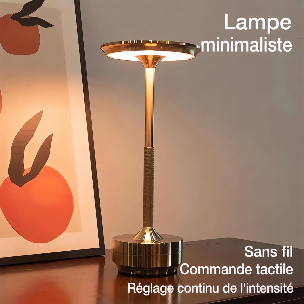 Lampe de Table Sans Fil à Contrôle Tactile