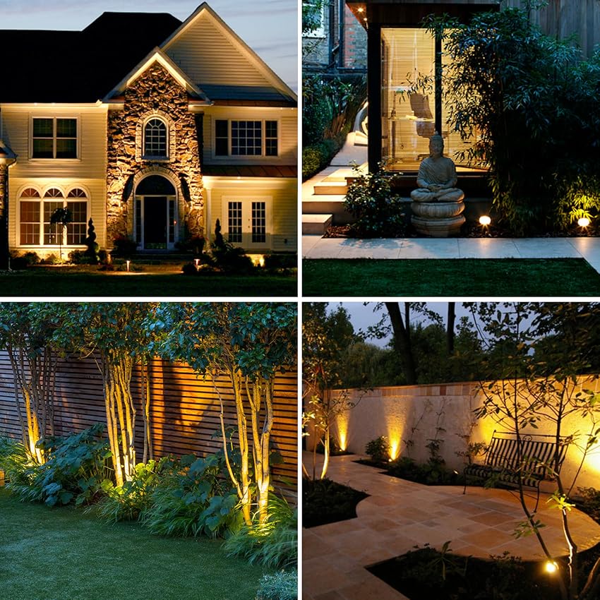 Projecteur solaire de jardin
