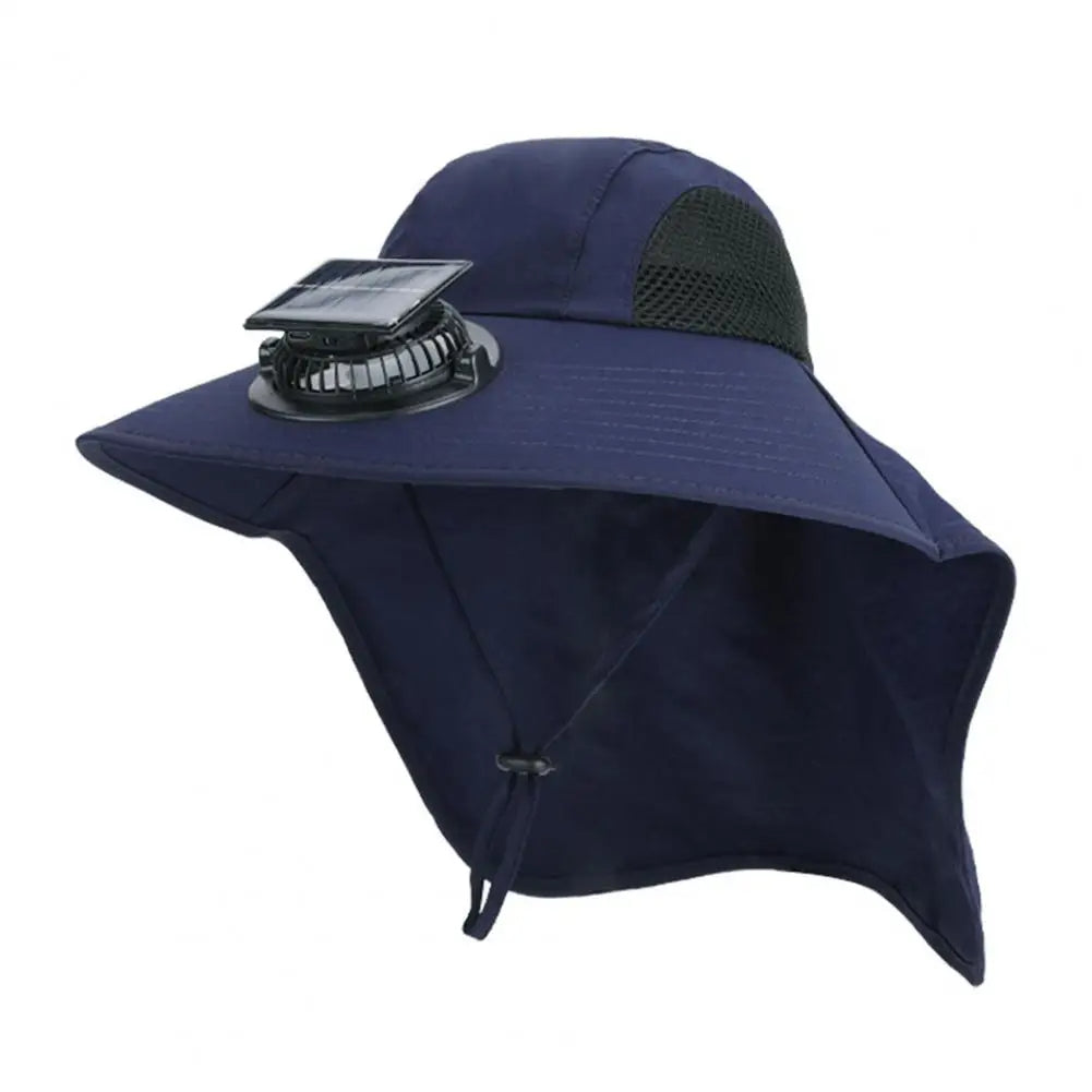 Chapeau Visière Ventilé à Charge Solaire
