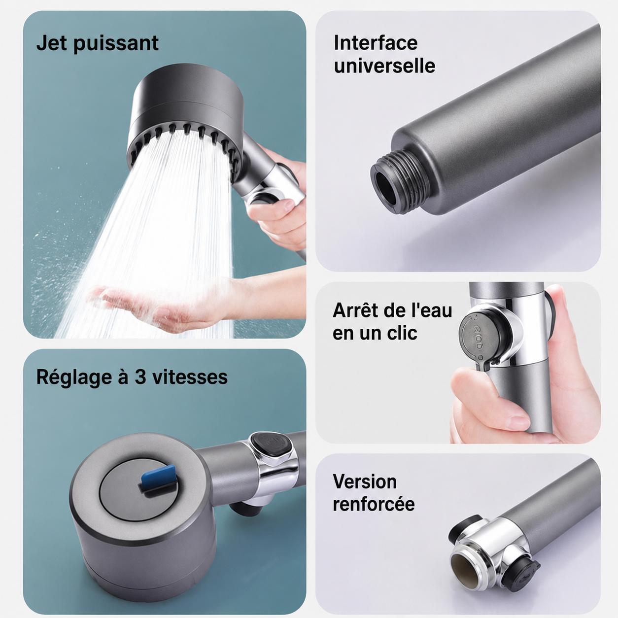 Douchette Haute Pression Filtrante