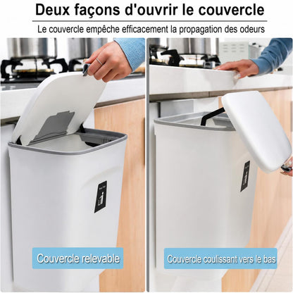 Bac à Compost de Cuisine 9L Anti-Odeurs