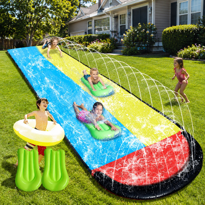 Toboggan aquatique gonflable pour enfants