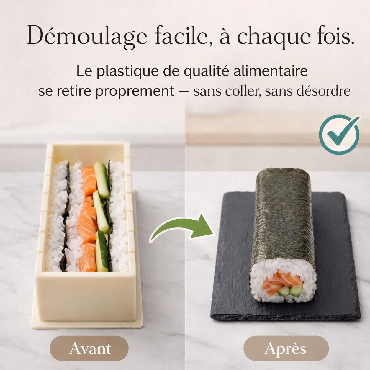 Set de fabrication de sushi maison