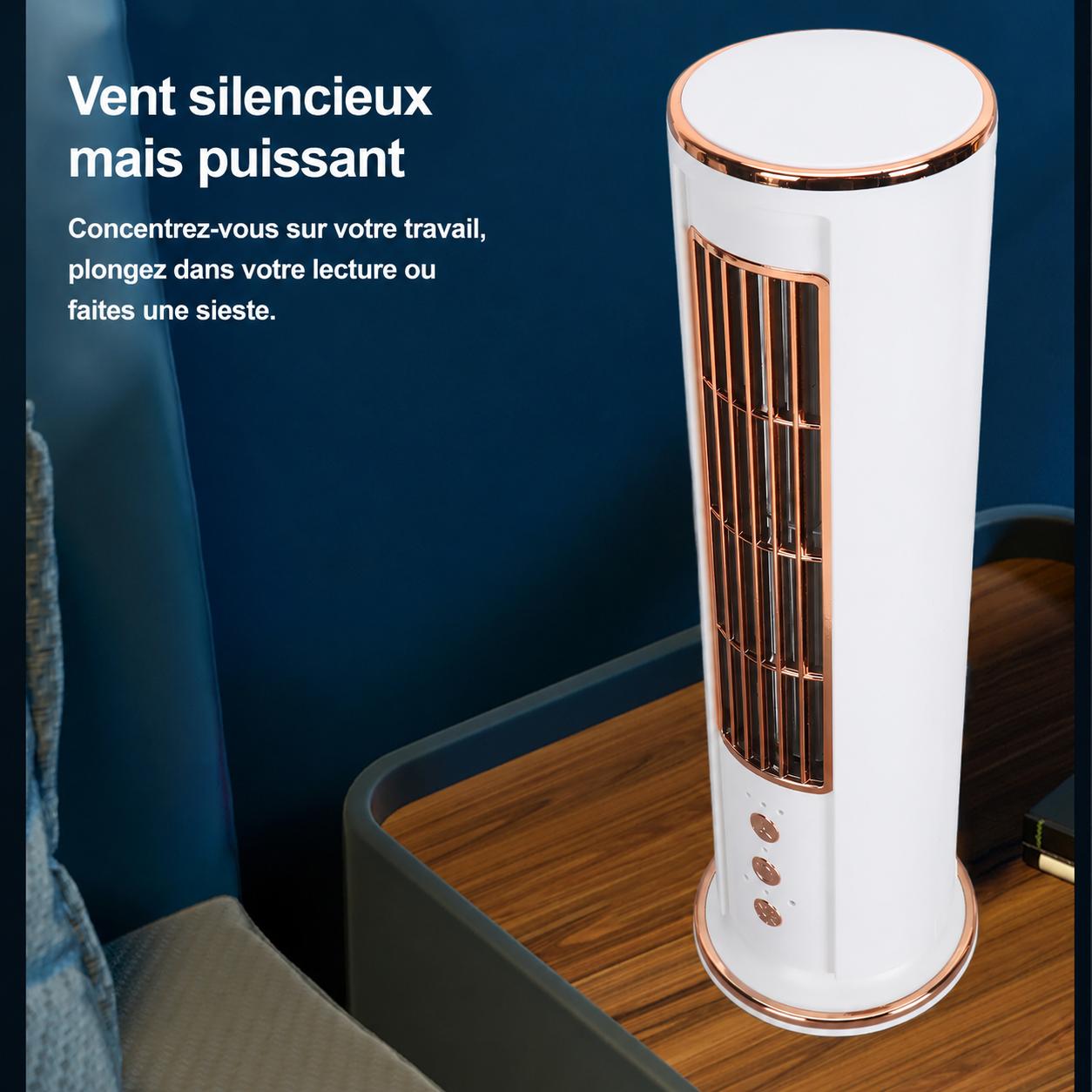 Ventilateur de bureau sans pales avec télécommande